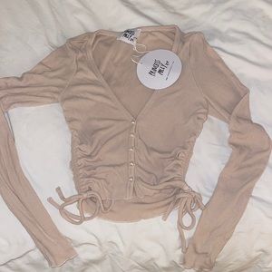 Princess Polly Bridgeton Top Beige